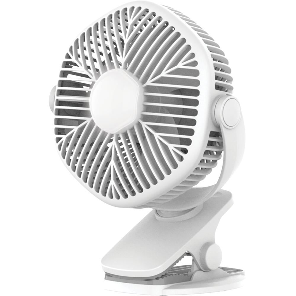 Rechargeable Clip-on Fan with Night Light