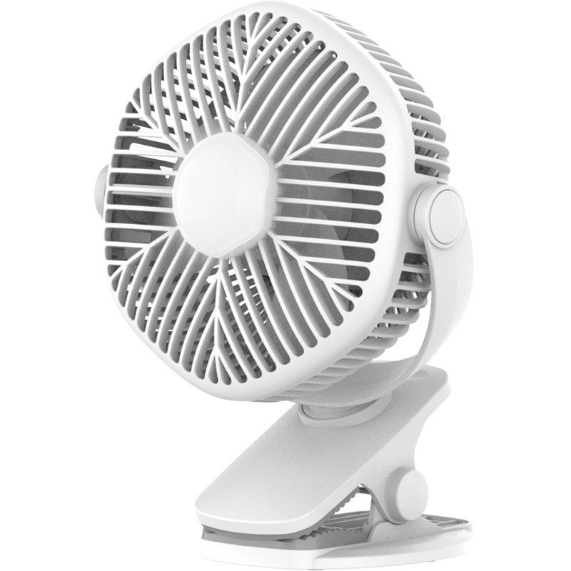 Rechargeable Clip-on Fan with Night Light
