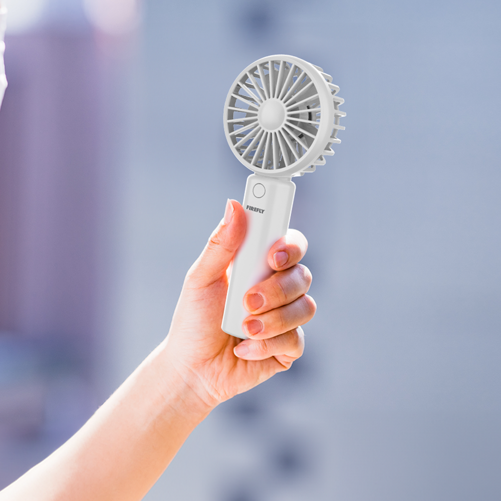 Firefly Rechargeable Mini Handheld Fan with Stand