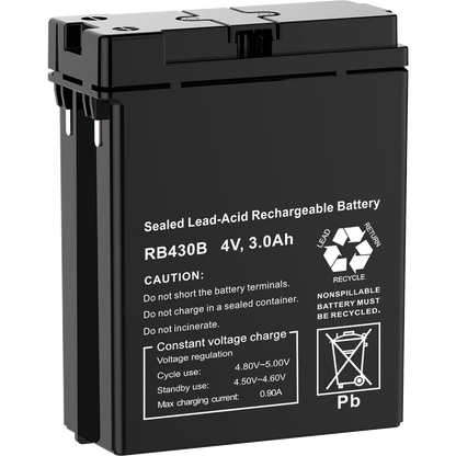 Firefly Rechargeable Lead Acid Battery 4V 3000mAh