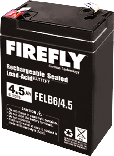 Firefly Rechargeable Lead Acid Battery 6V 4500mAh