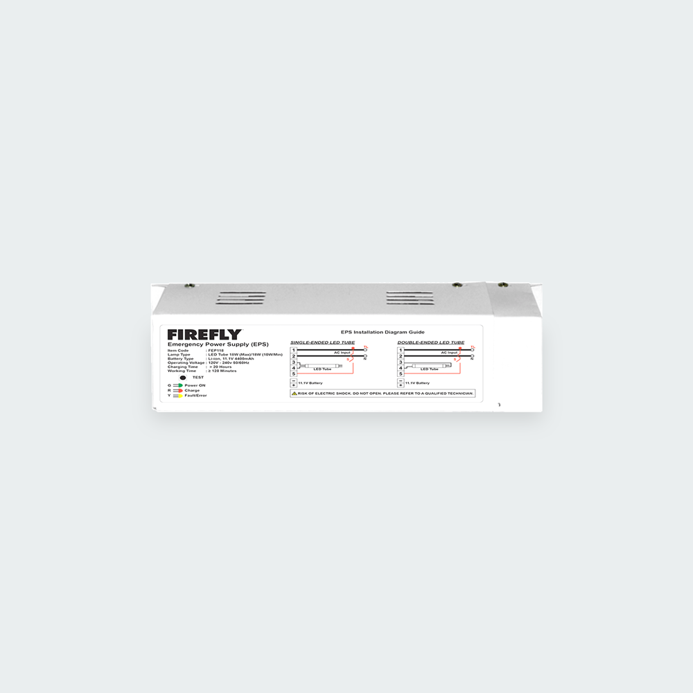 Firefly Battery Pack for 18W LED Tube