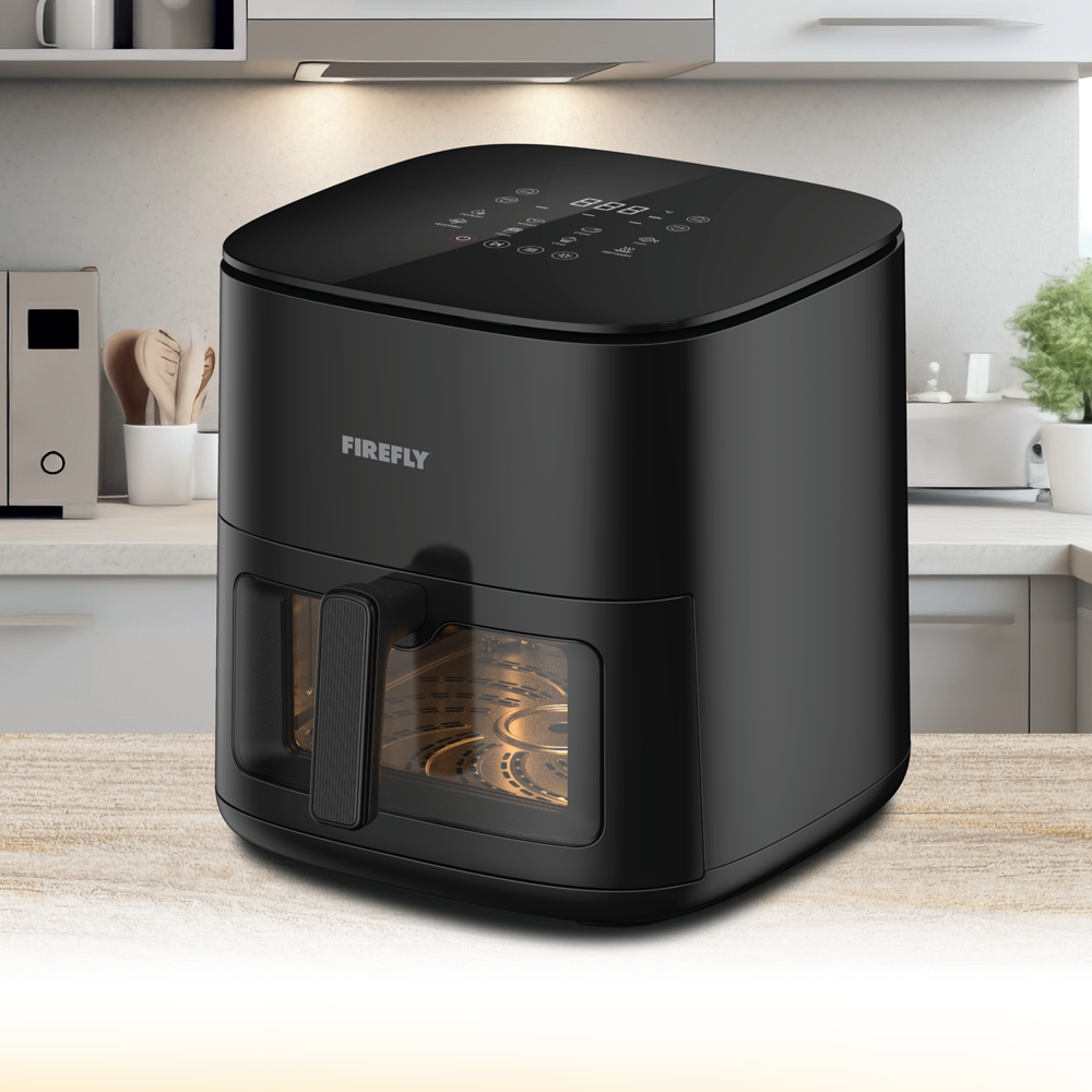 Firefly Home Digital Air Fryer - Healthy Oil-Free Cooking with Large Capacity & Touch