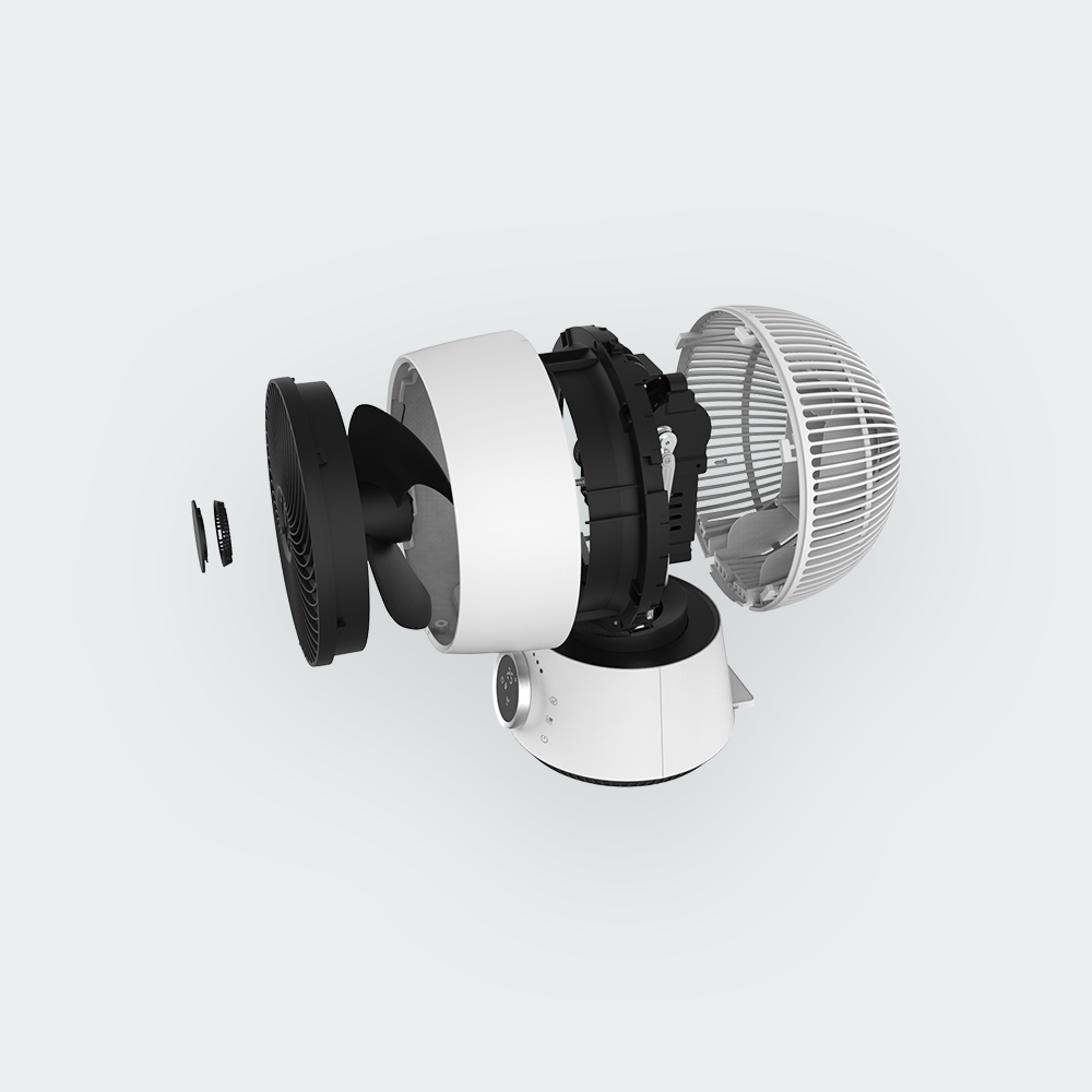 Firefly Home Desk Circulator Fan with Remote Control
