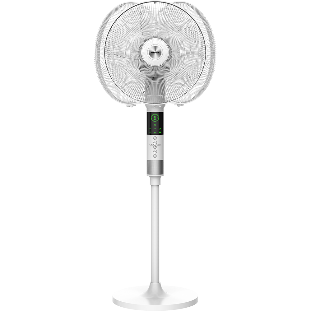Firefly Home Stand Fan with Multi-Angle Oscillation