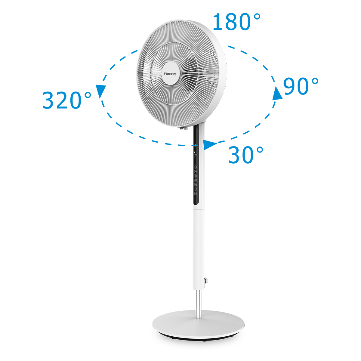 Firefly Home 14" Stand Fan with Touch Control