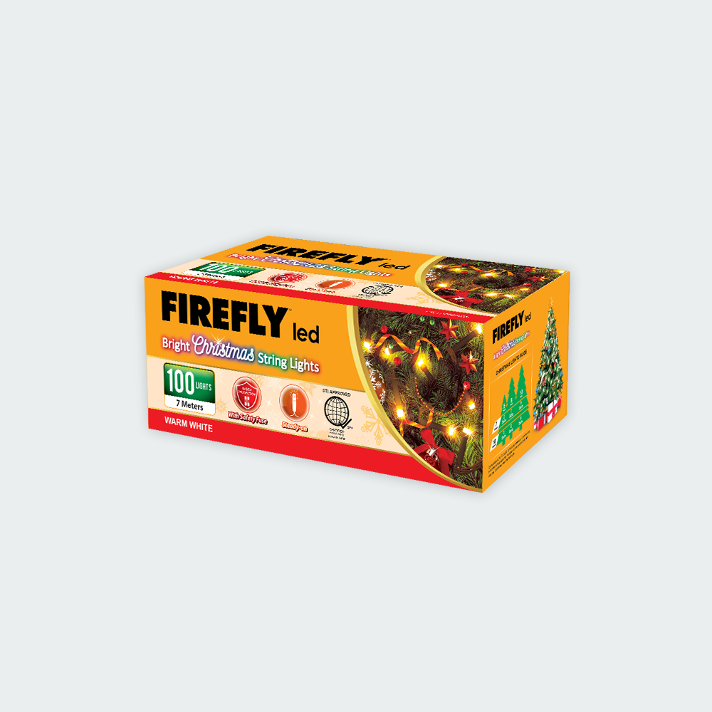 Firefly Bright Christmas Lights 100LED 7 meters