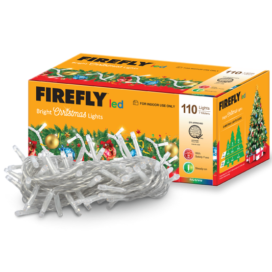 Firefly Bright Christmas Lights 110LED 7 meters