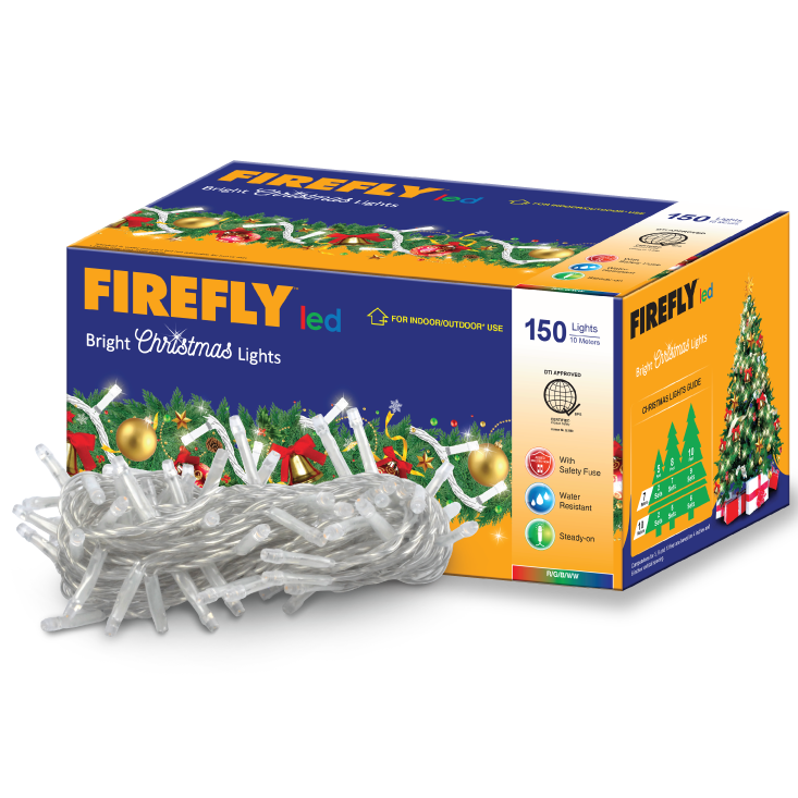 Firefly Bright Christmas Lights 150LED 10 meters