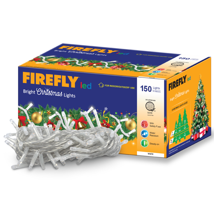 Firefly Bright Christmas Lights 150LED 10 meters