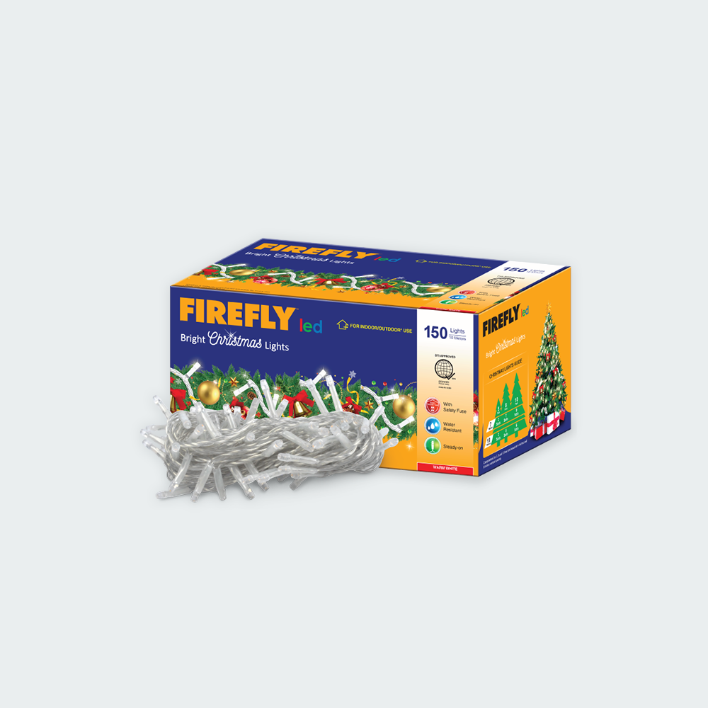 Firefly Bright Christmas Lights 150LED 10 meters