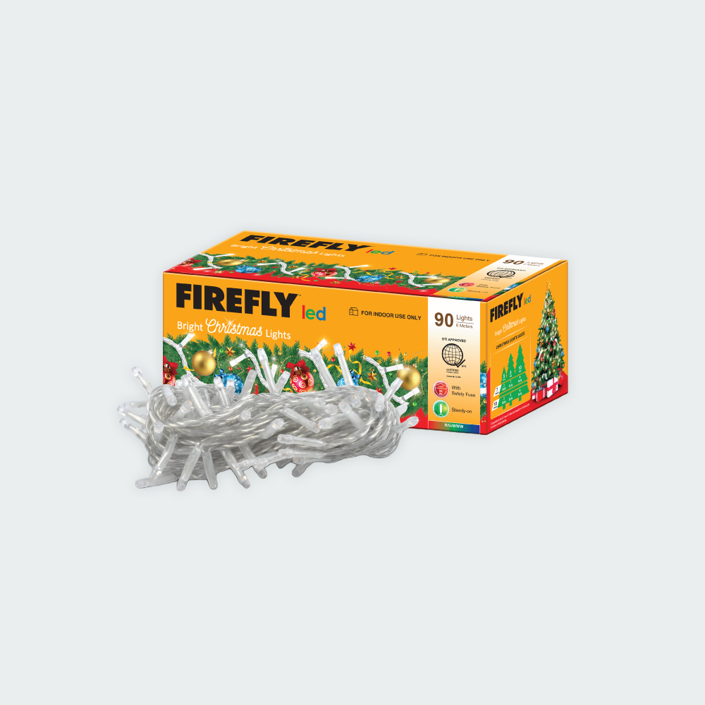 Firefly Bright Christmas Lights 90LED 6 meters