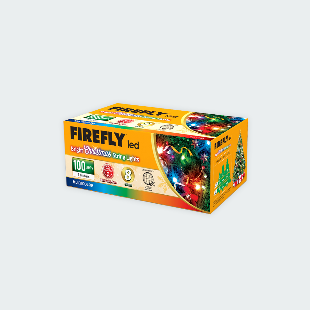 Firefly Bright Christmas Lights 100LED 7 meters