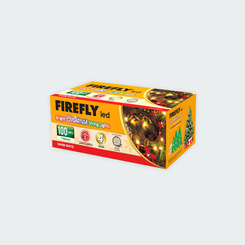 Firefly Bright Christmas Lights 100LED 7 meters
