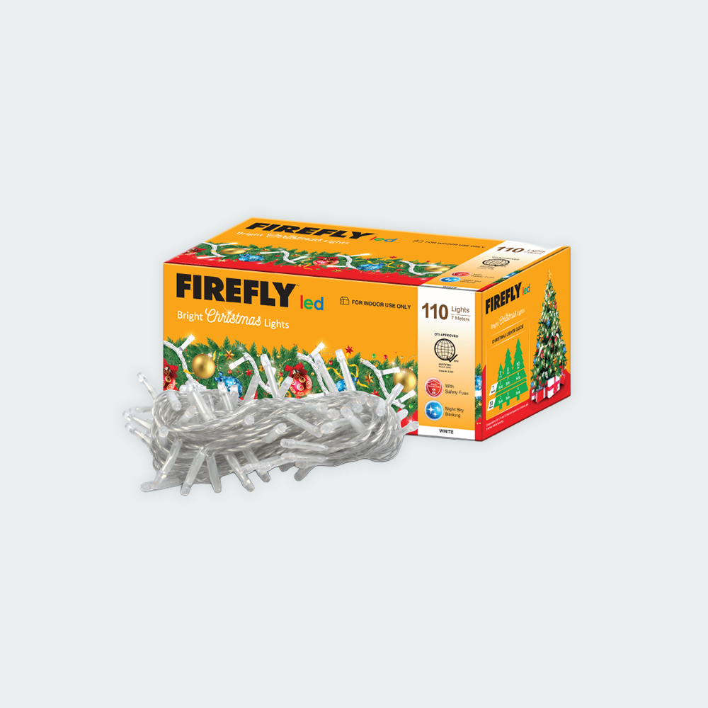 Firefly Bright Christmas Lights 110LED 7 meters