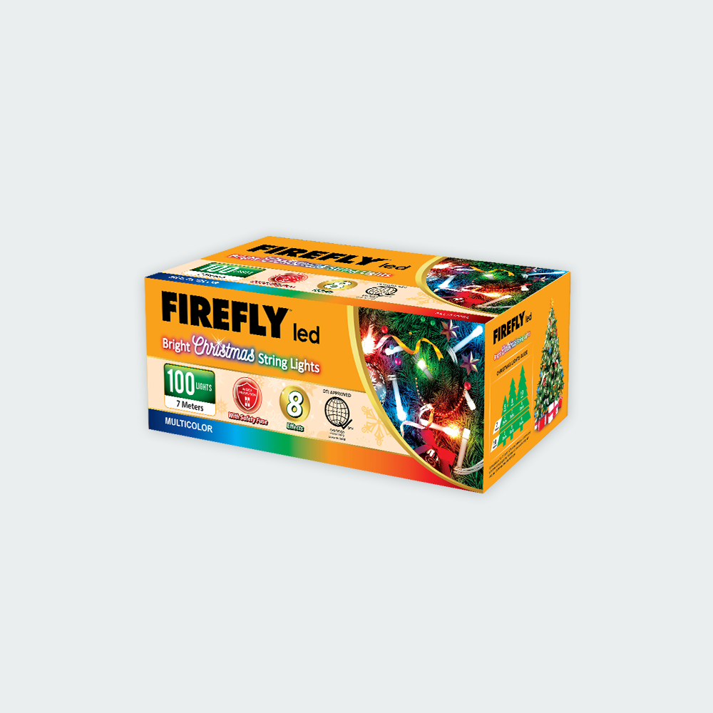 Firefly Bright Christmas Lights 100LED 7 meters