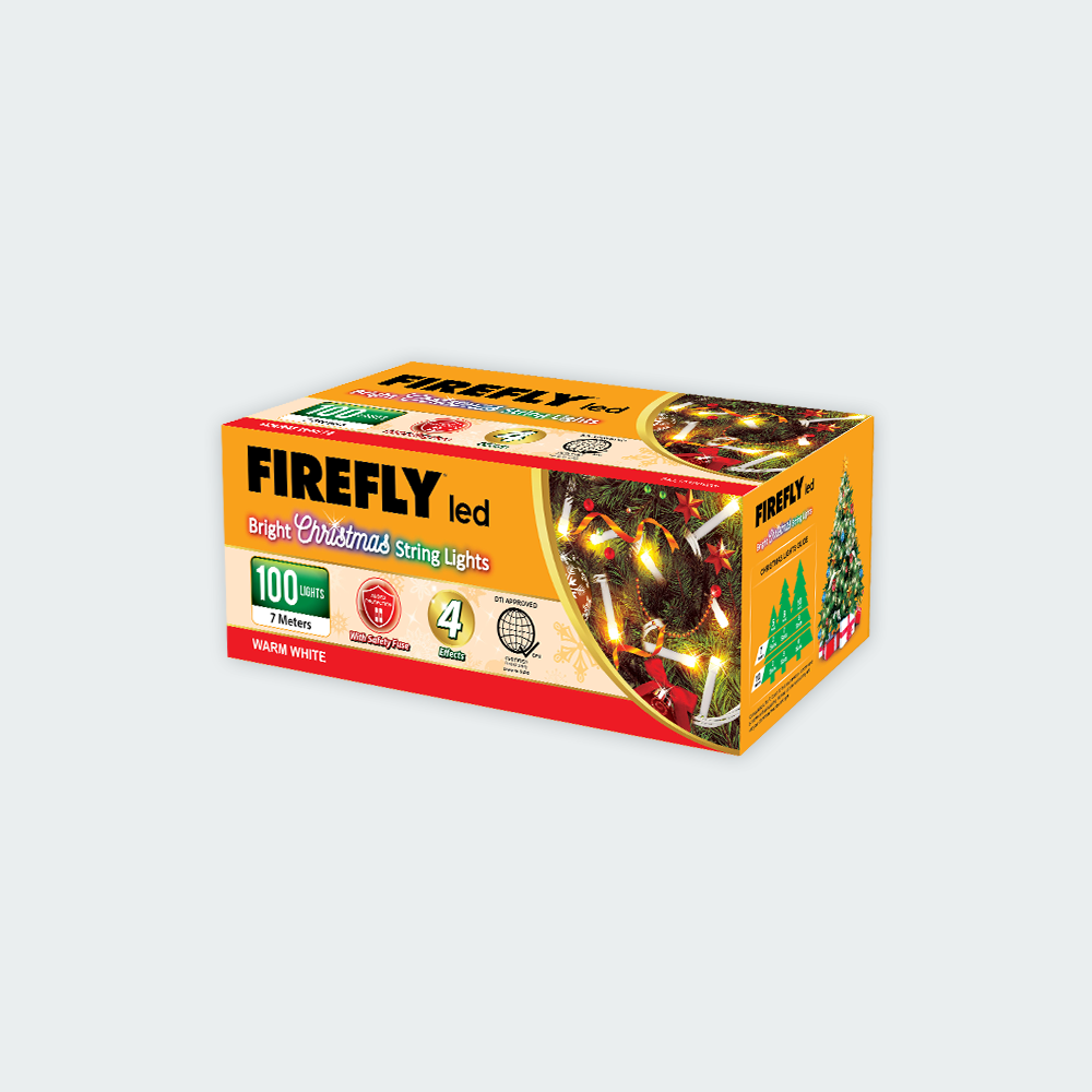 Firefly Bright Christmas Lights 100LED 7 meters