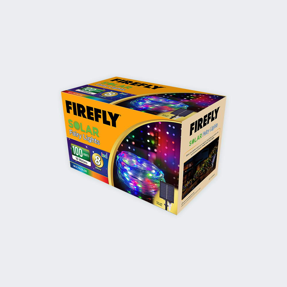 Firefly Bright Solar Fairy Lights 100LED 10 meters