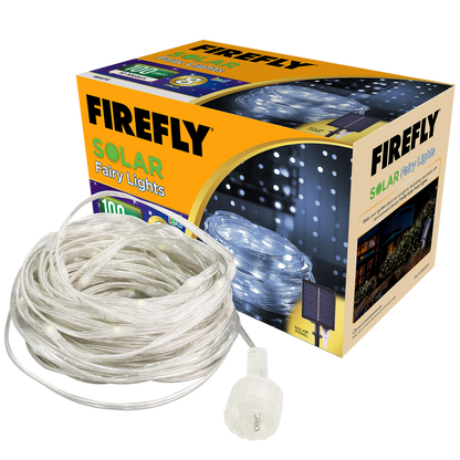 Firefly Bright Solar Fairy Lights 100LED 10 meters