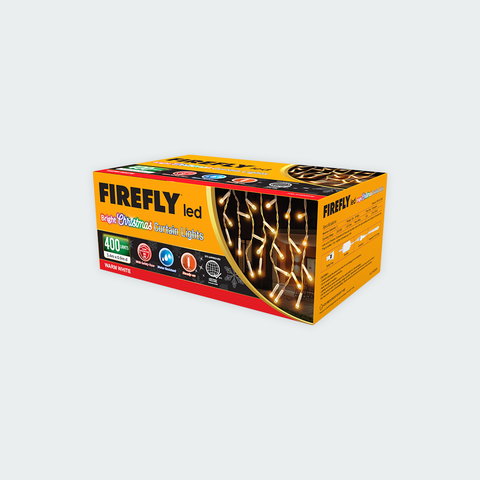 Firefly Curtain Lights 400LED 30W