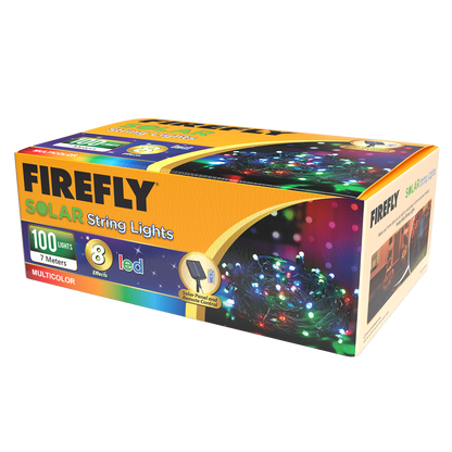 Firefly Christmas Solar String Lights