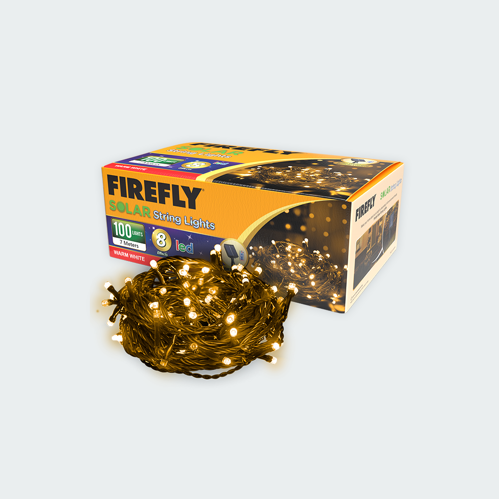 Firefly Christmas Solar String Lights