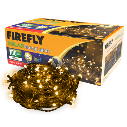Firefly Christmas Solar String Lights