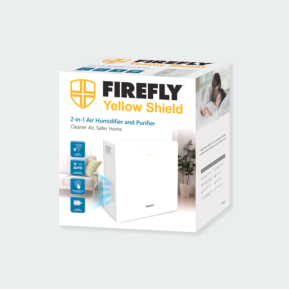 Firefly Yellow Shield Humidifier with Purifier 4 Liters