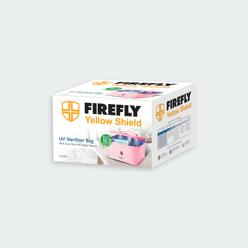 Firefly Yellow Shield UV Sterilizer Bag