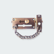 HERKS Double Lock - Door Chain & Bolt