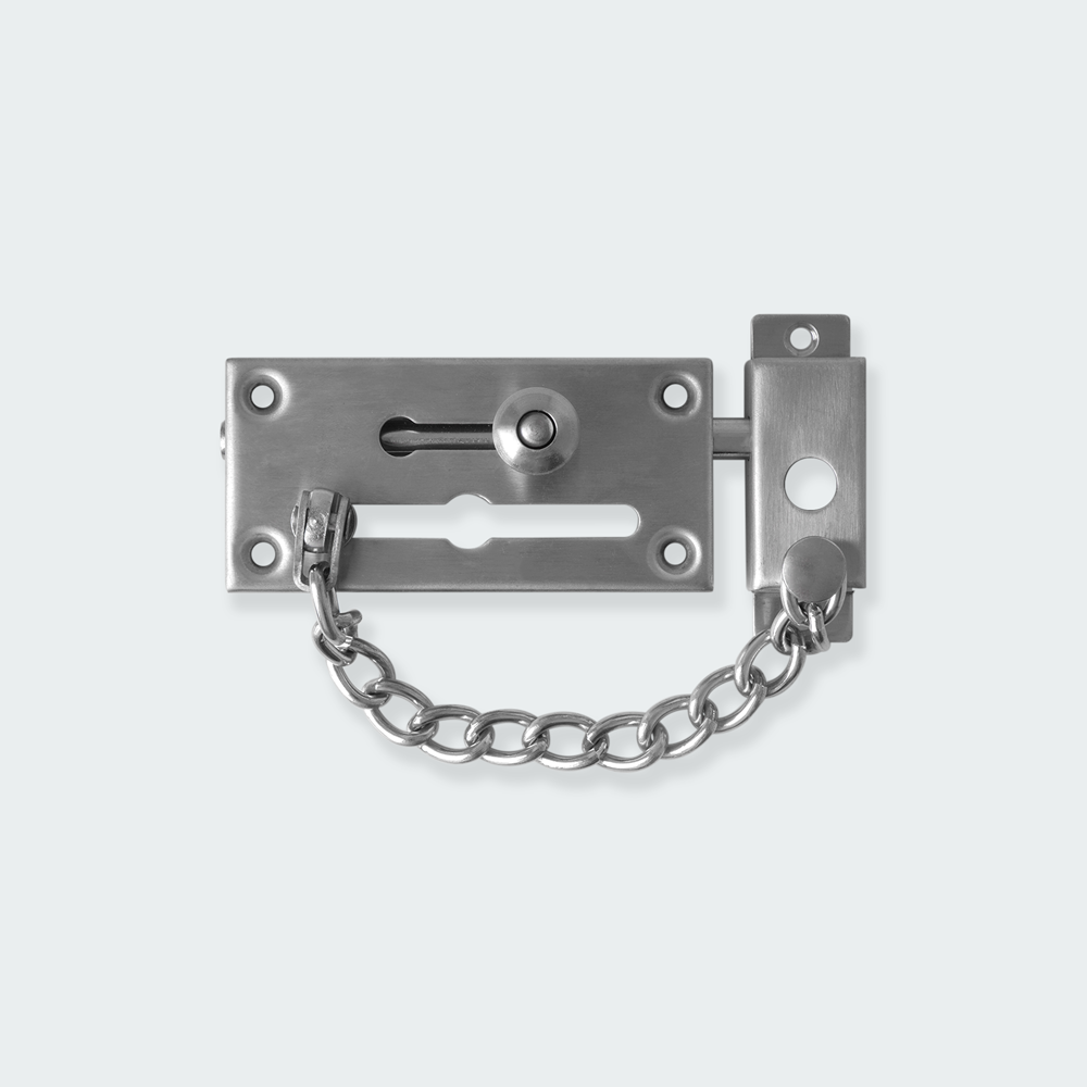 HERKS Double Lock - Door Chain & Bolt