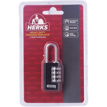 HERKS Combination Luggage Padlock