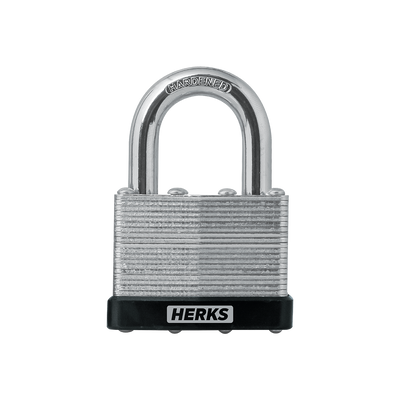 HERKS Heavy Duty Laminated Padlock - Short Shackle