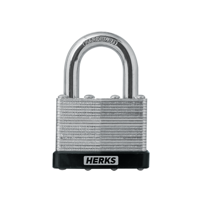 HERKS Heavy Duty Laminated Padlock - Short Shackle