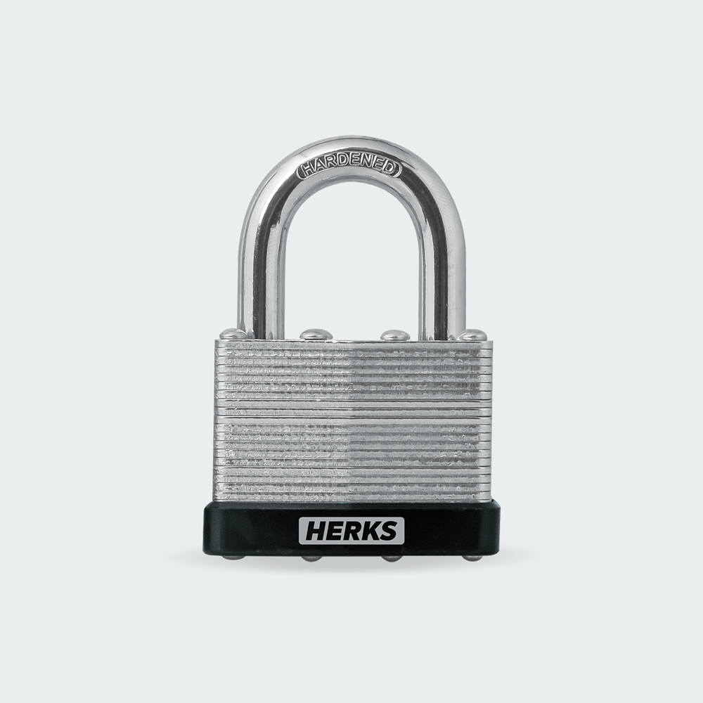 HERKS Heavy Duty Laminated Padlock - Short Shackle