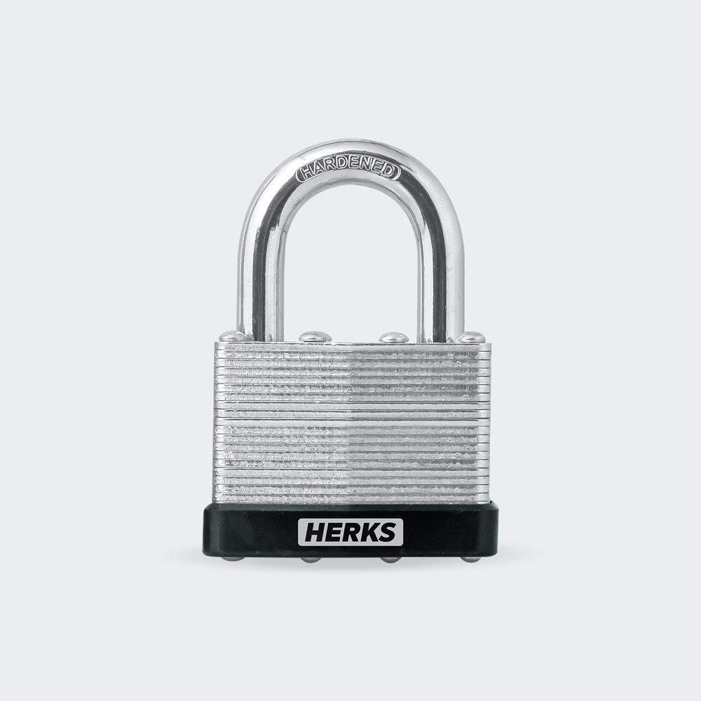 HERKS Heavy Duty Laminated Padlock - Short Shackle