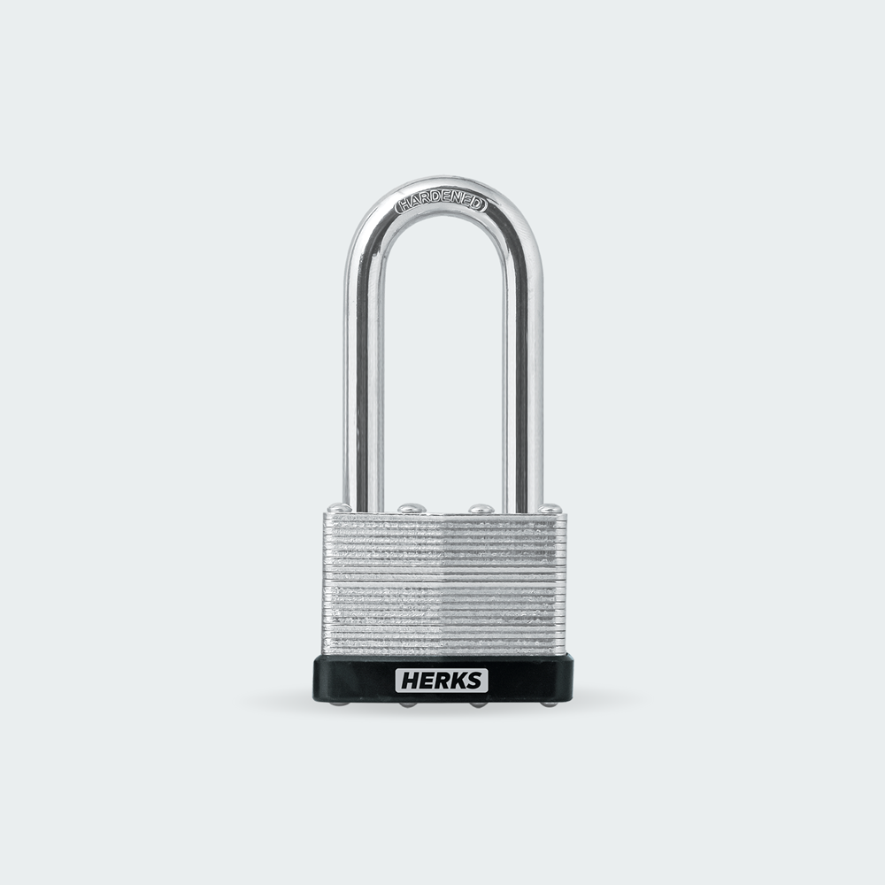 HERKS Heavy Duty Laminated Padlock - Long Shackle