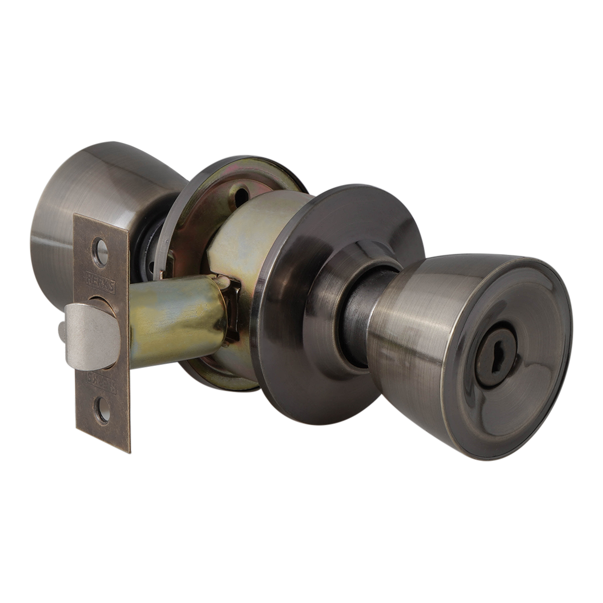 HERKS 588 Cylindrical Knobset Entrance Function - Flat Design