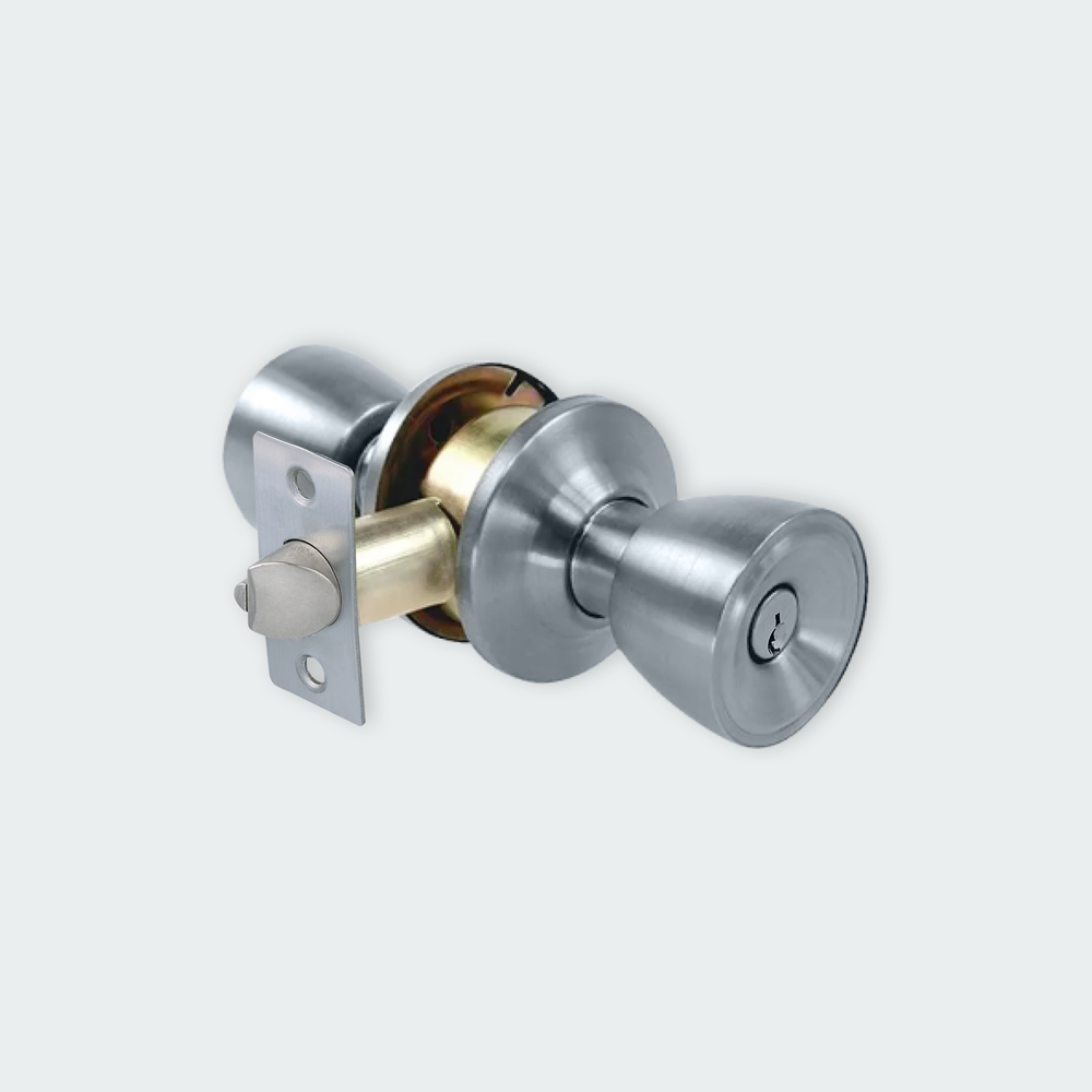 HERKS 588 Cylindrical Knobset Entrance Function - Flat Design