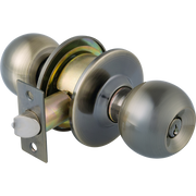 HERKS 587 Cylindrical Knobset Entrance Function - Round Design