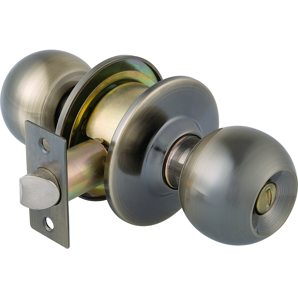 HERKS 587 Cylindrical Knobset Privacy Function - Round Design