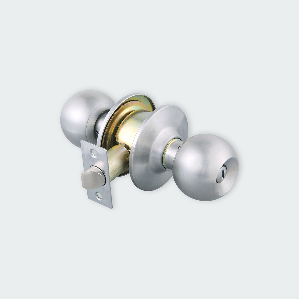 HERKS 587 Cylindrical Knobset Privacy Function - Round Design