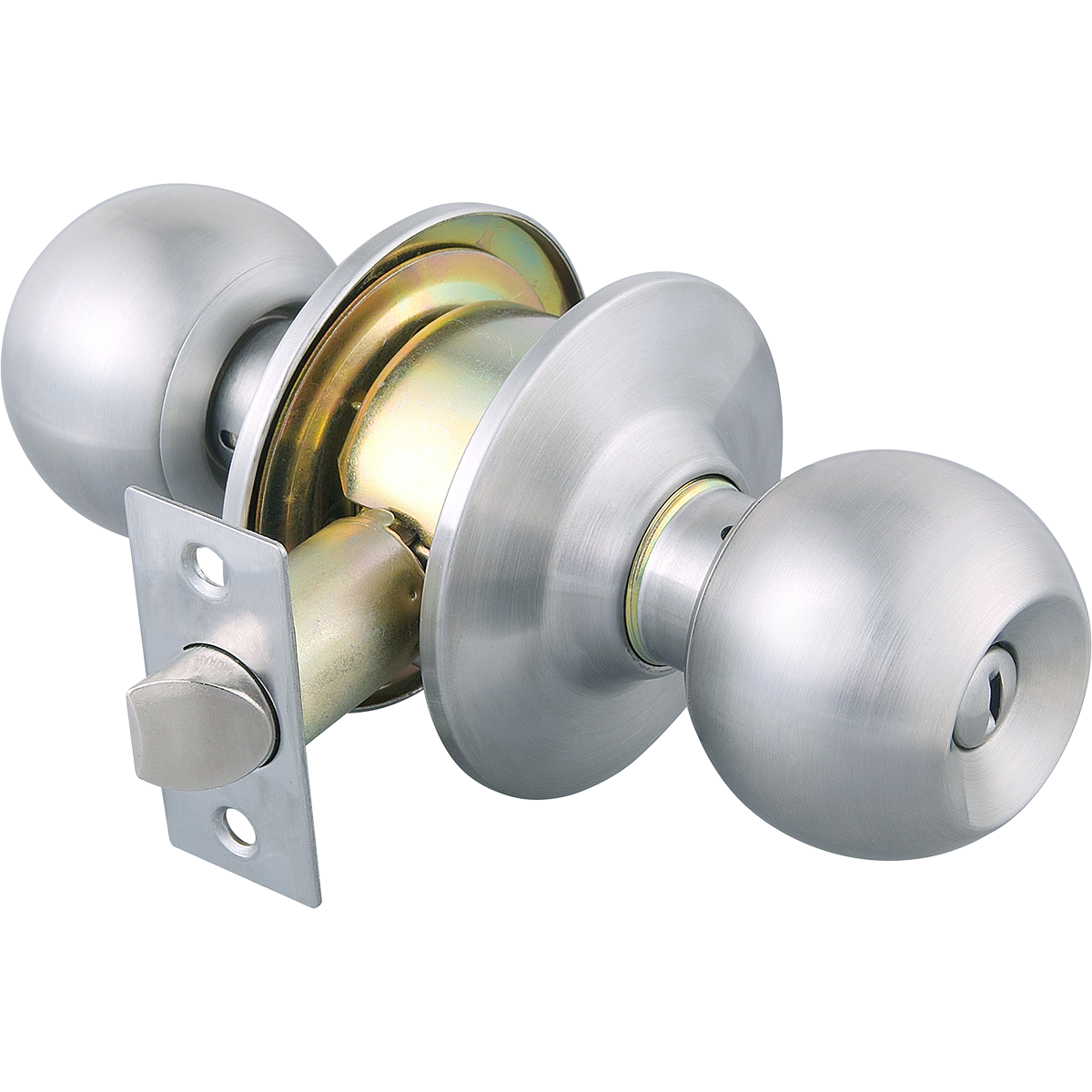 HERKS 587 Cylindrical Knobset Privacy Function - Round Design