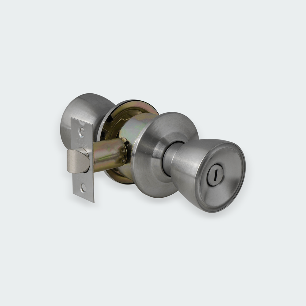 HERKS (Red Line) 588 Cylindrical Knobset Privacy Function - Flat Design