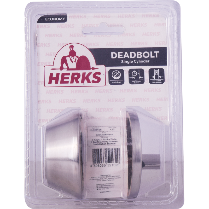 HERKS Single Cylinder Deadbolt