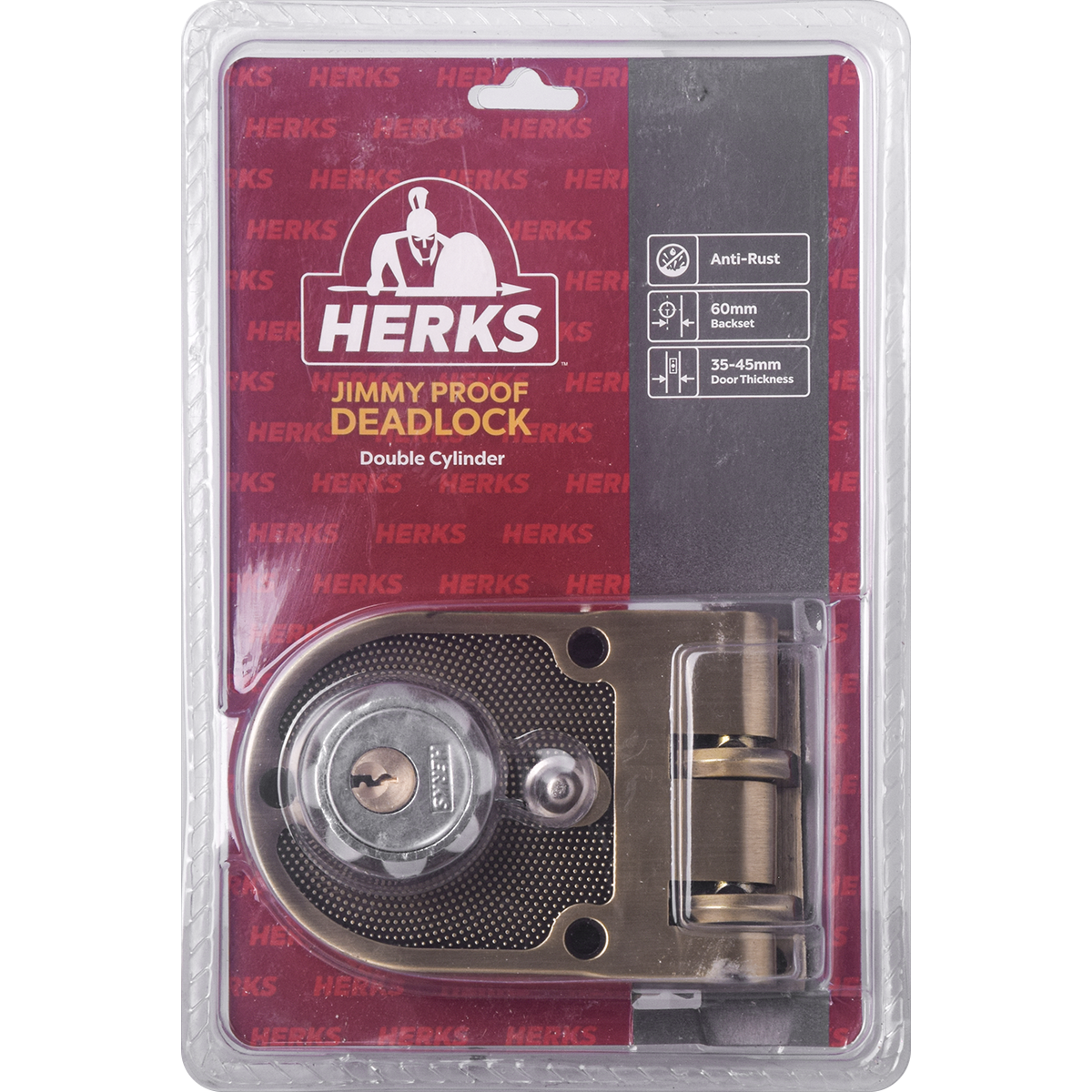 HERKS Jimmy Proof Deadlock Double Cylinder