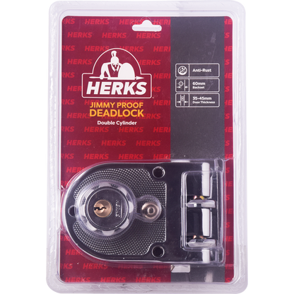 HERKS Jimmy Proof Deadlock Double Cylinder