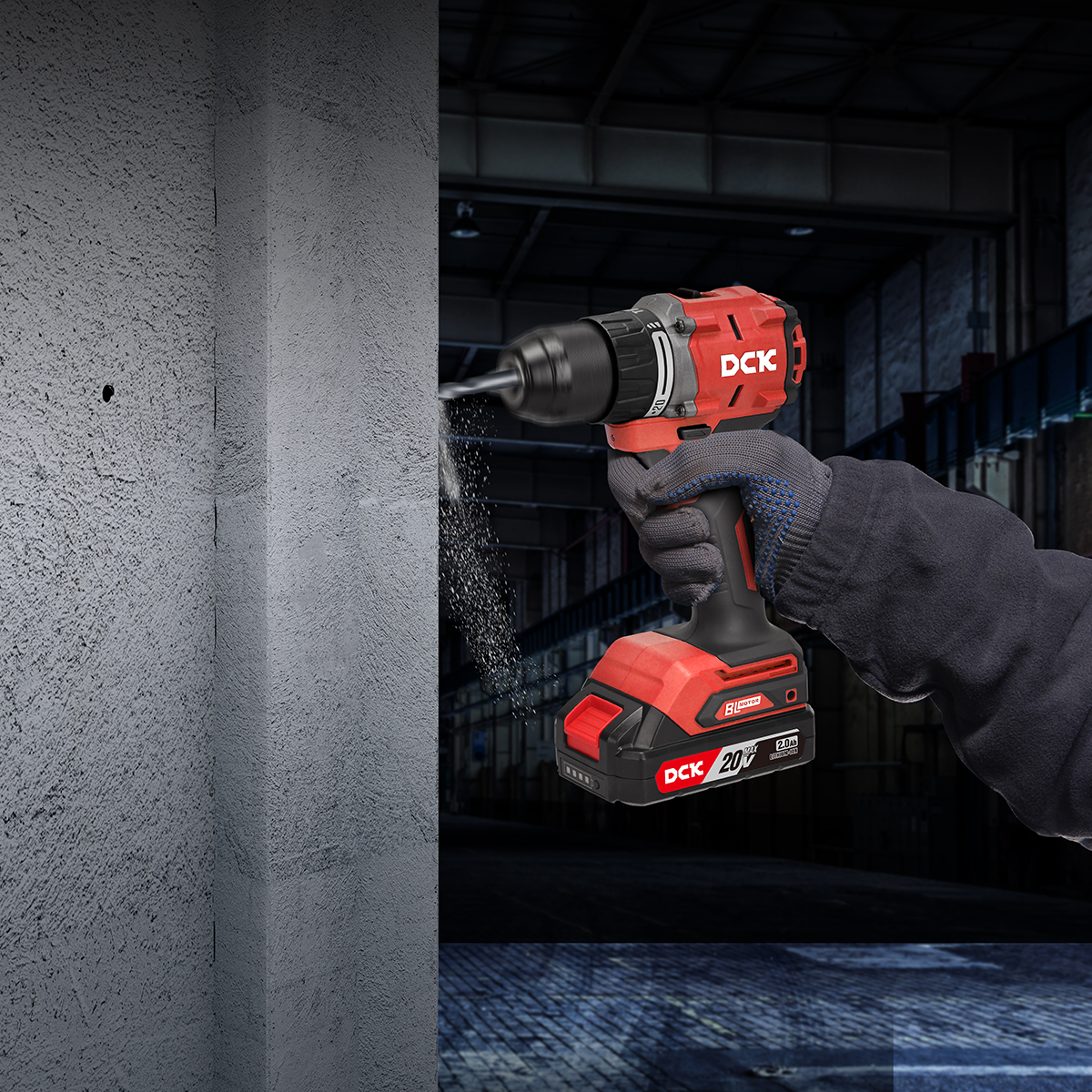 DCK Cordless Brushless Driver/Hammer Drill