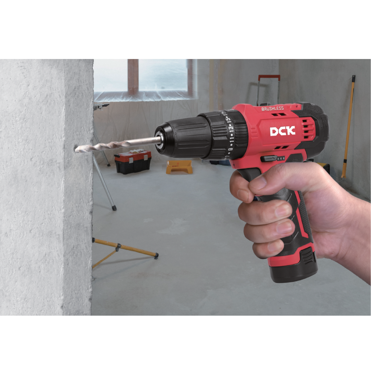 DCK Cordless Brushless Driver/ Hammer Drill