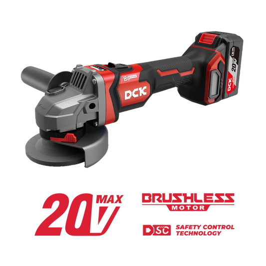DCK Cordless Brushless Angle Grinder